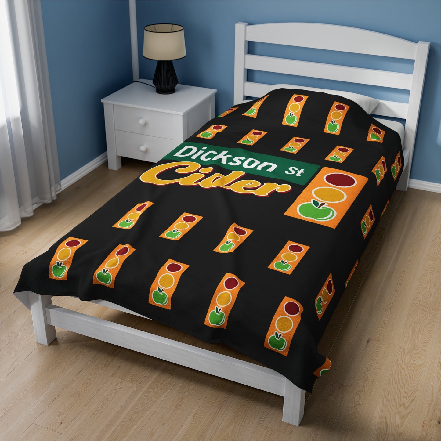 Copy of Big Black Velveteen Plush Blanket