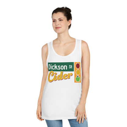 Vintage Dickson St Cider Unisex Softstyle™ Tank Top - Perfect for Summer Celebrations